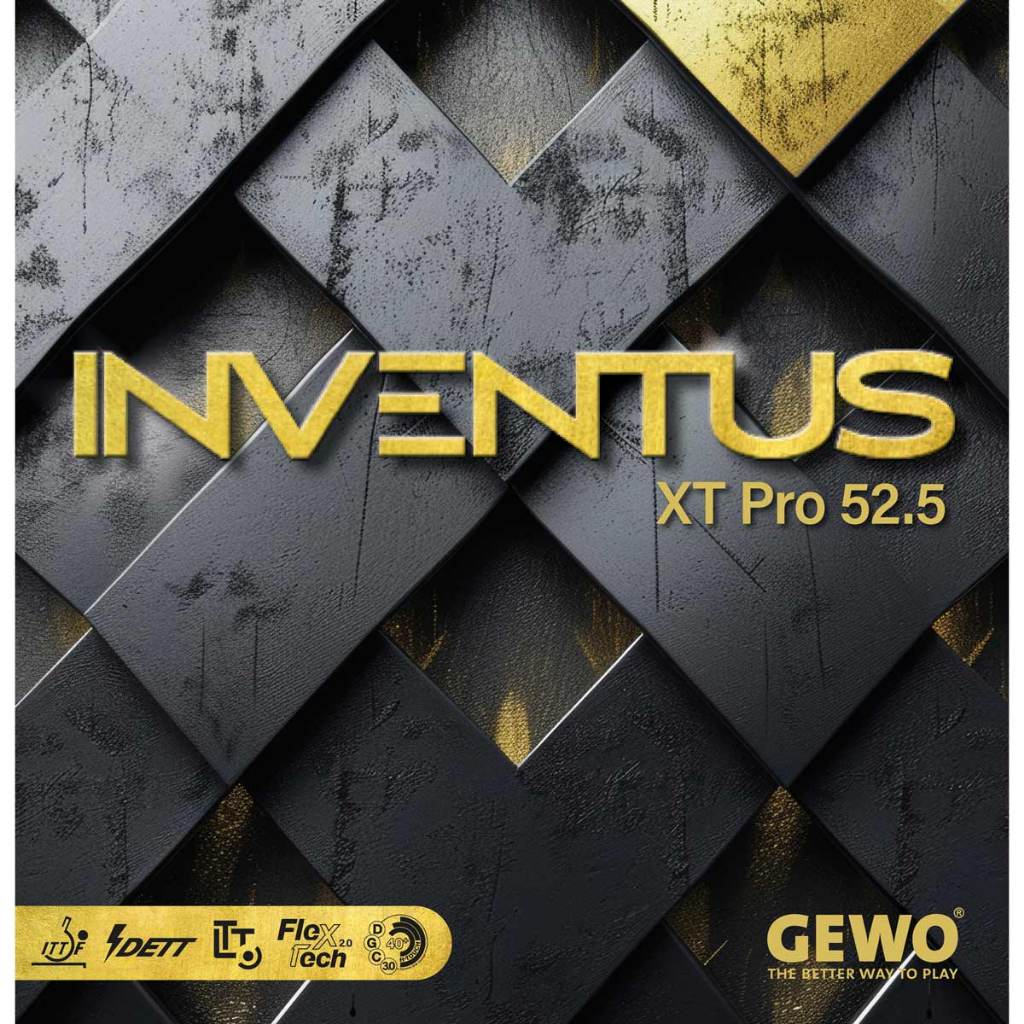 GEWO Inventus XT Pro 52.5 - Rubber Karet Pingpong Tenis Meja Rubber Gewo Inventus 52.5 Bat Bet
