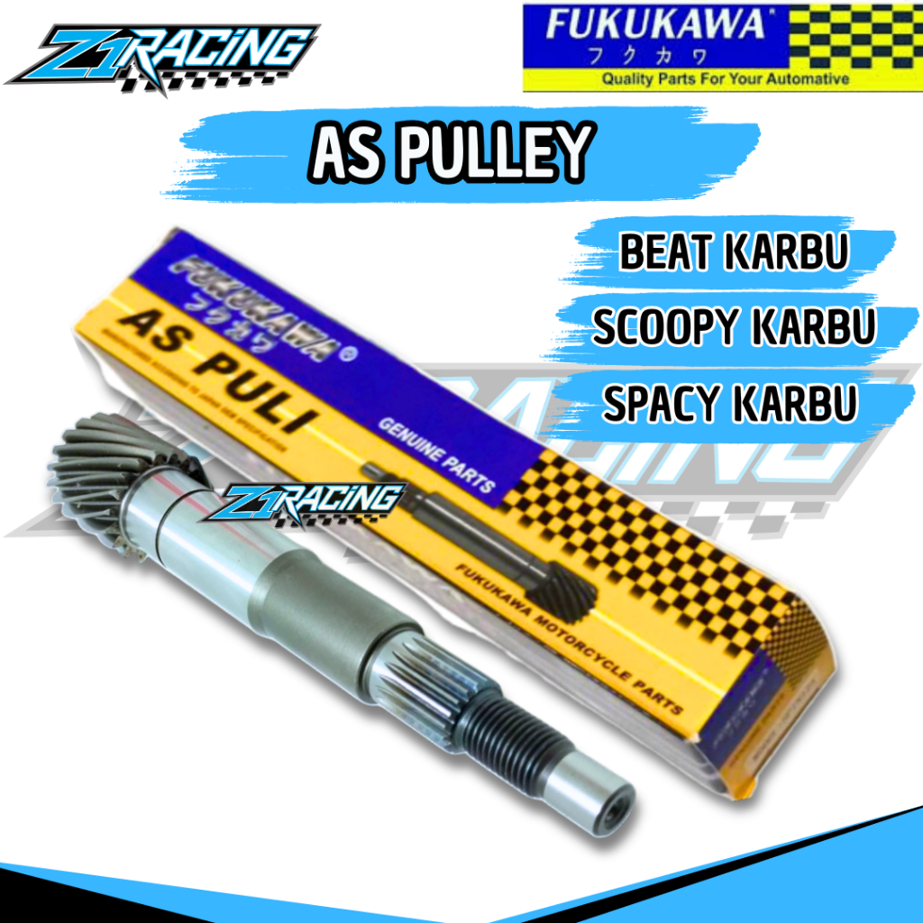 As Pulley Belakang Beat Karbu Scoopy Karbu Spacy Karbu Original Fukukawa