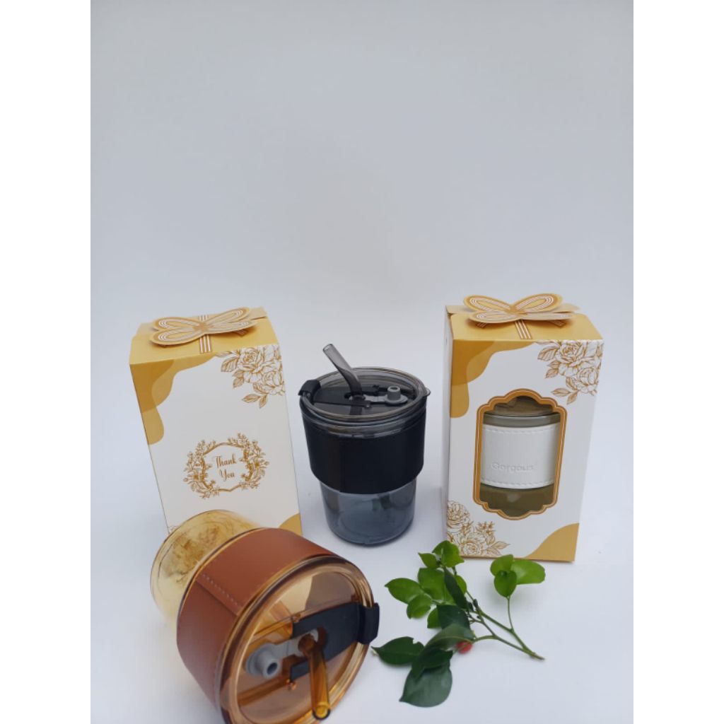 50 Pcs Box Kemasan Dus Gelas Sedotan Stainless Souvenir / Kemasan GELAS SEDOTAN / BOX BOTOL RABBIT /