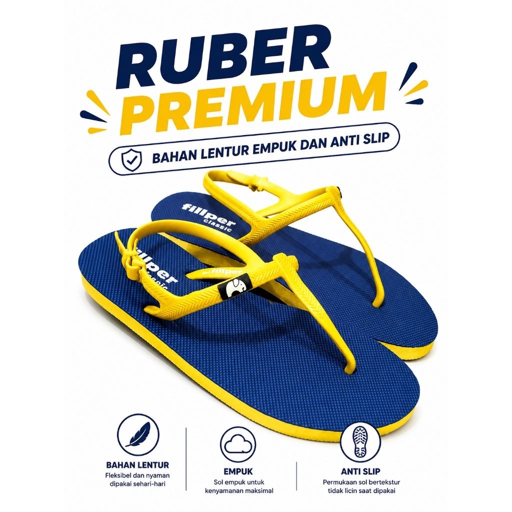 Sandal jepit fillper tali slempang warna cewek sendal flip flop santai casual harian terbaru  36-40