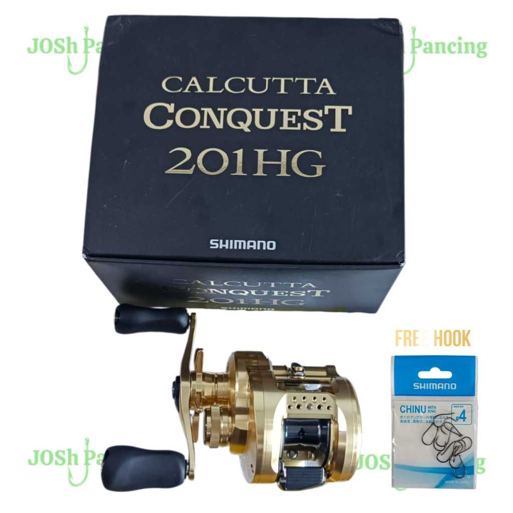 Reel BC Shimano CALCUTTA CONQUEST 201HG JAPAN Garansi