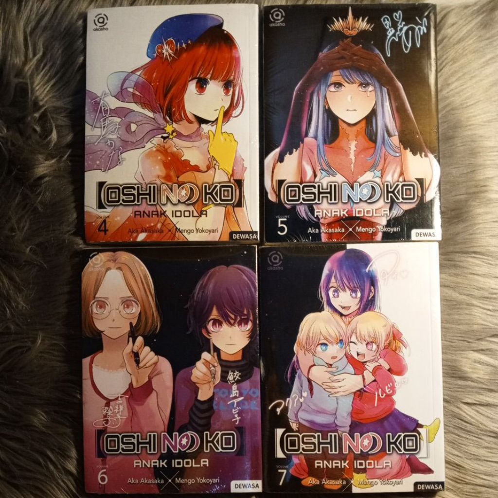 komik oshi no ko vol 4,5,6, dan 7