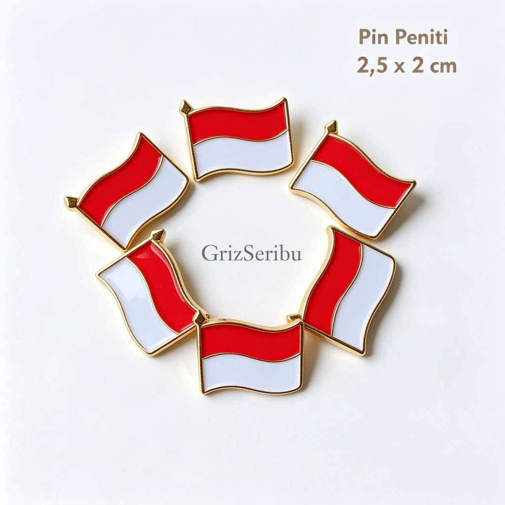 PIN BENDERA MERAH PUTIH/BROS BENDERA MERAH PUTIH/PIN BENDERA MERAH PUTIH