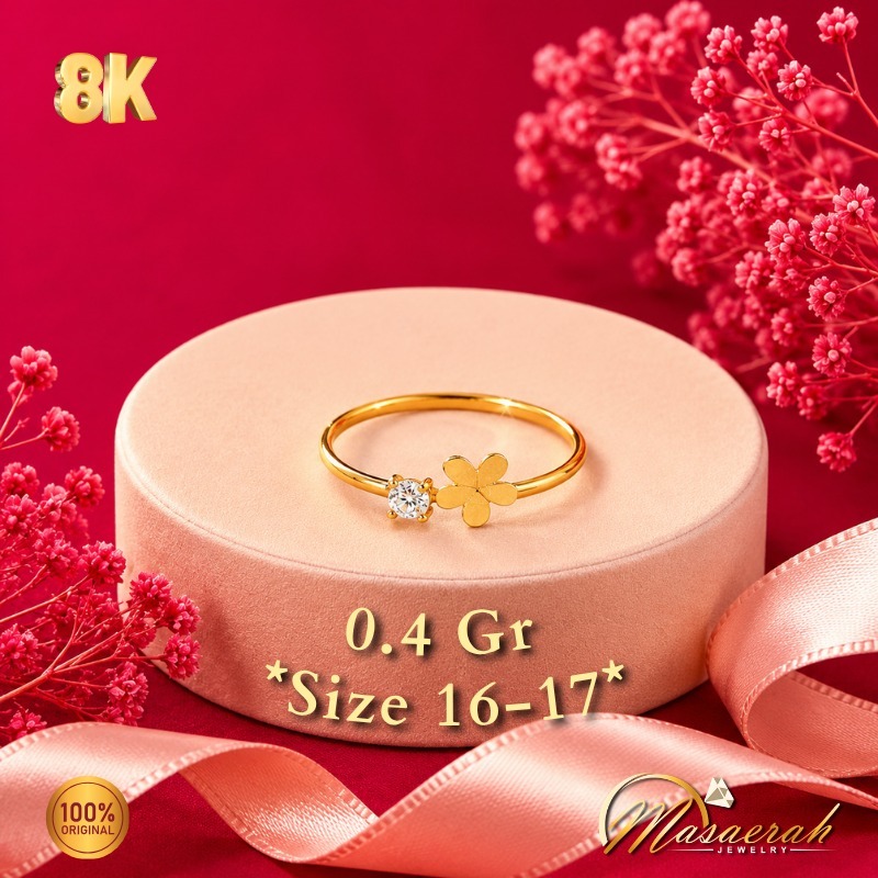 Cincin Emas 8K - 0.4 Gram S2749