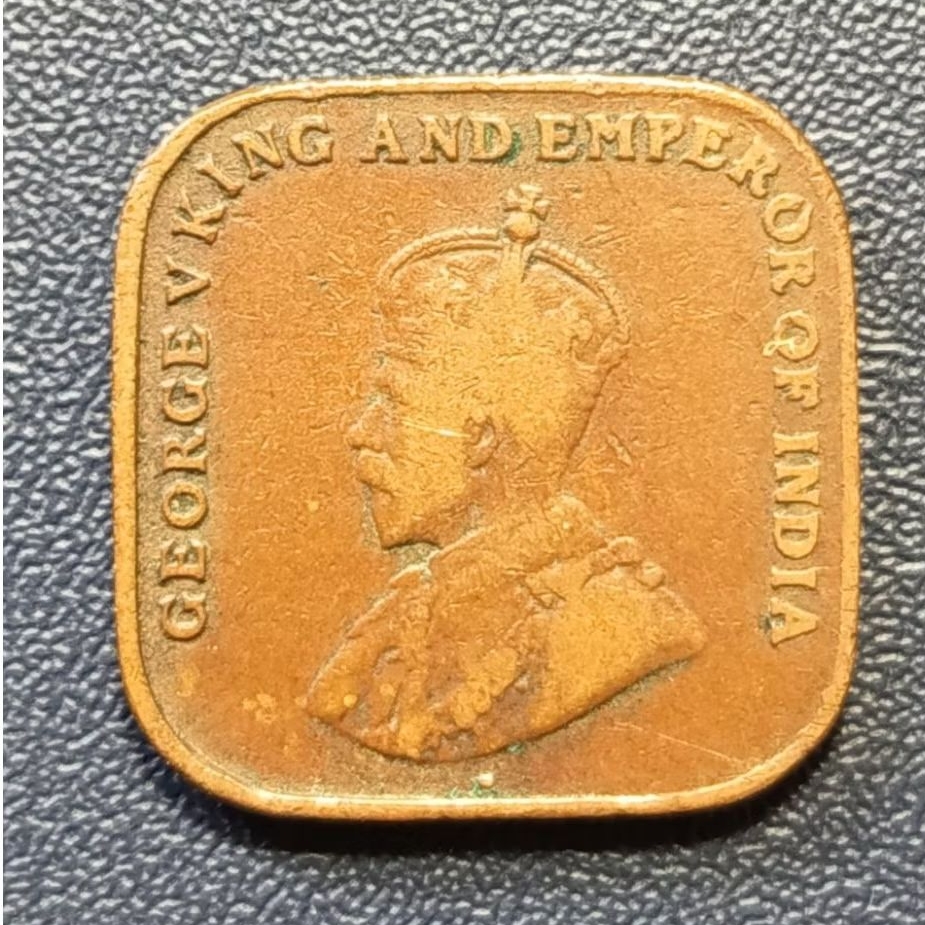 Koleksi Koin Straits Settlement 1 Cent King George V Tahun 1920