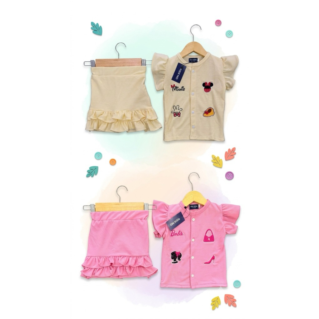One Set Rokcel Rok Celana Anak Perempuan On Kids