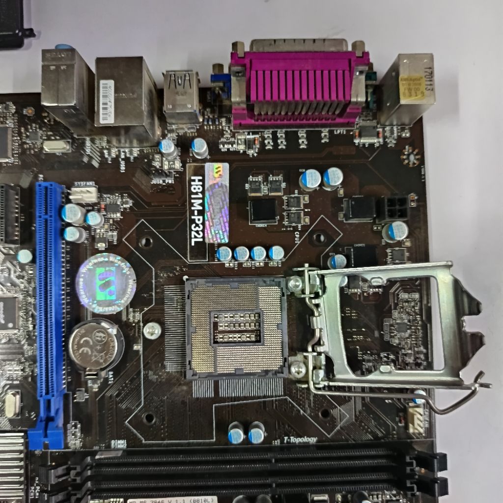 mainboard motherboard H81M-P32L wearnes msi gen 4 H81 second original