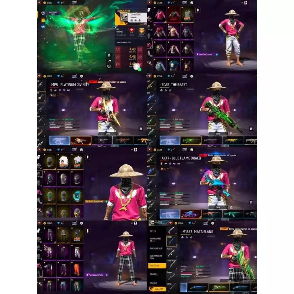 Cod akun fire free terbaru sultan terpercaya