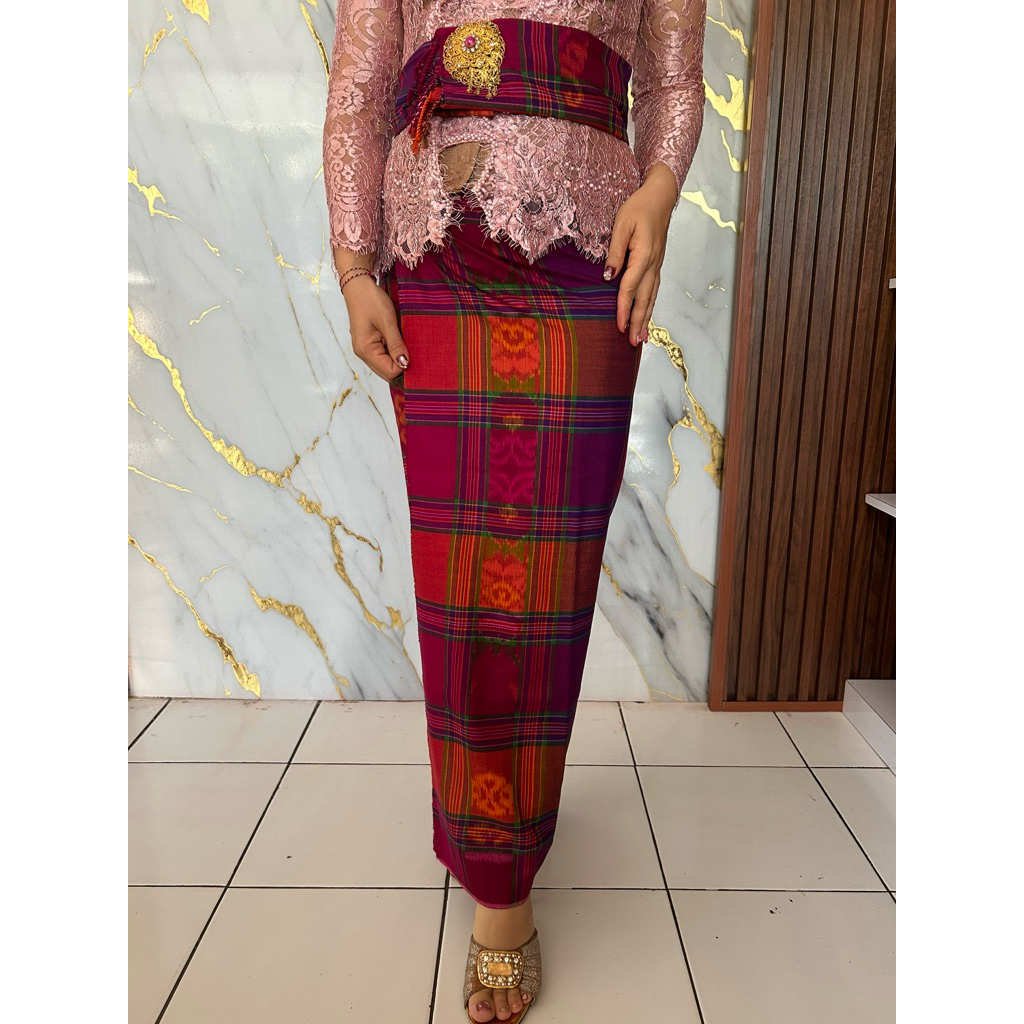 Ready Sutra Mastuli Dobol Singaraja Ori Set Selendang
