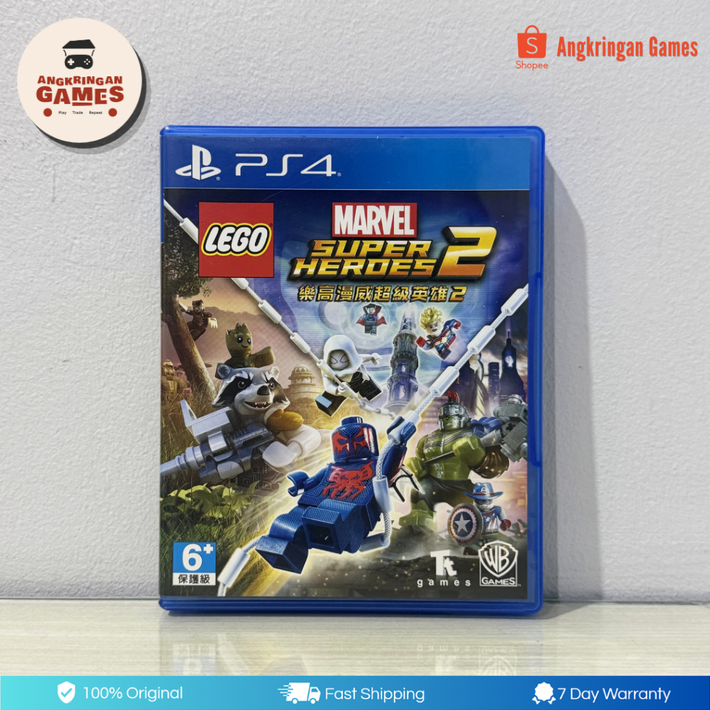 BD Kaset PS4 LEGO Marvel Super Heroes 2 Bekas Second Original | Game Superheroes 2 Seru PlayStation