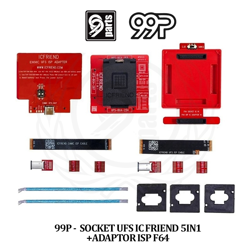 99P - Socket UFS Ic Friend 5in1&Adaptor Isp F64