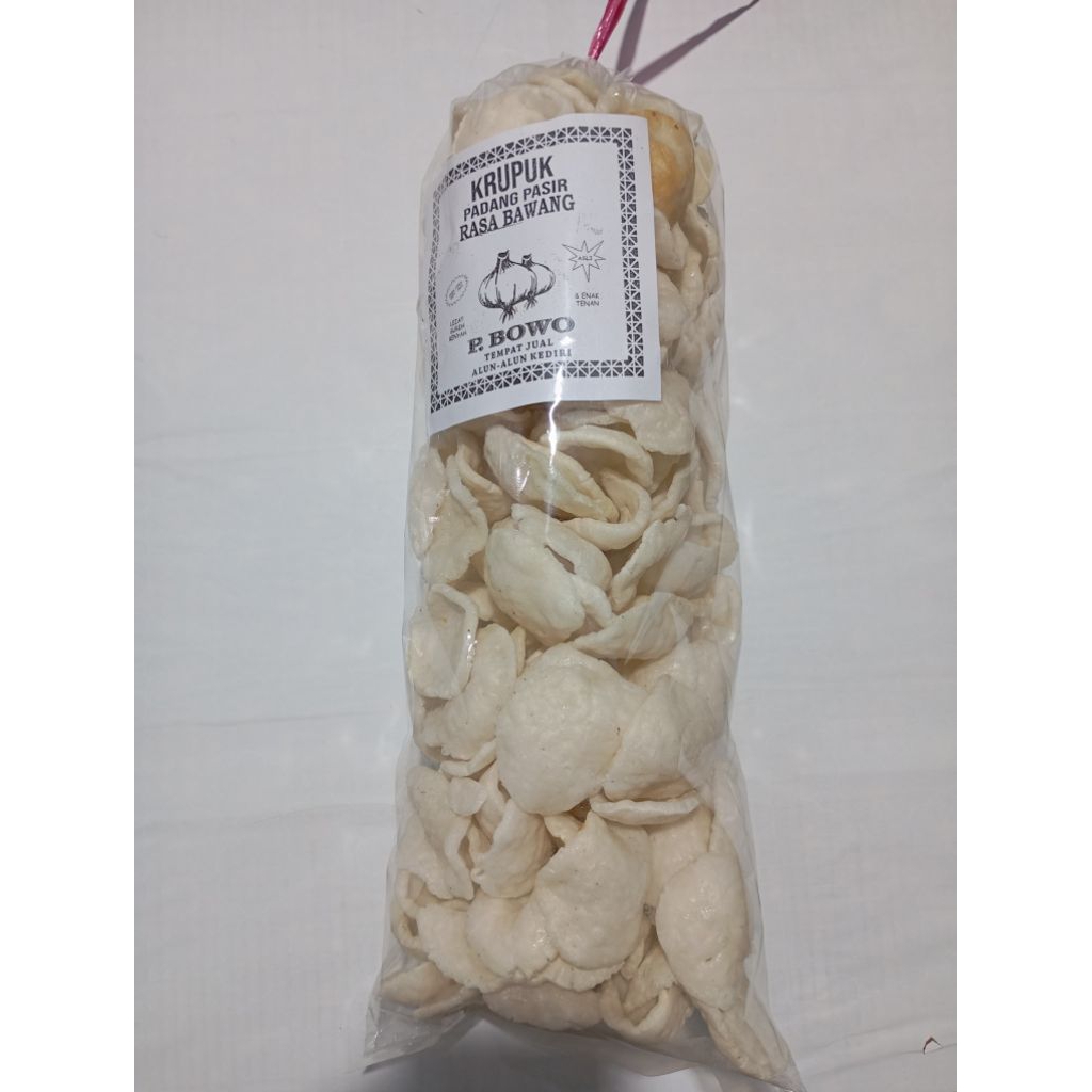 Kerupuk Upil Goreng Pasir Rasa Bawang Kecil - Kecil Asli Kota Kediri