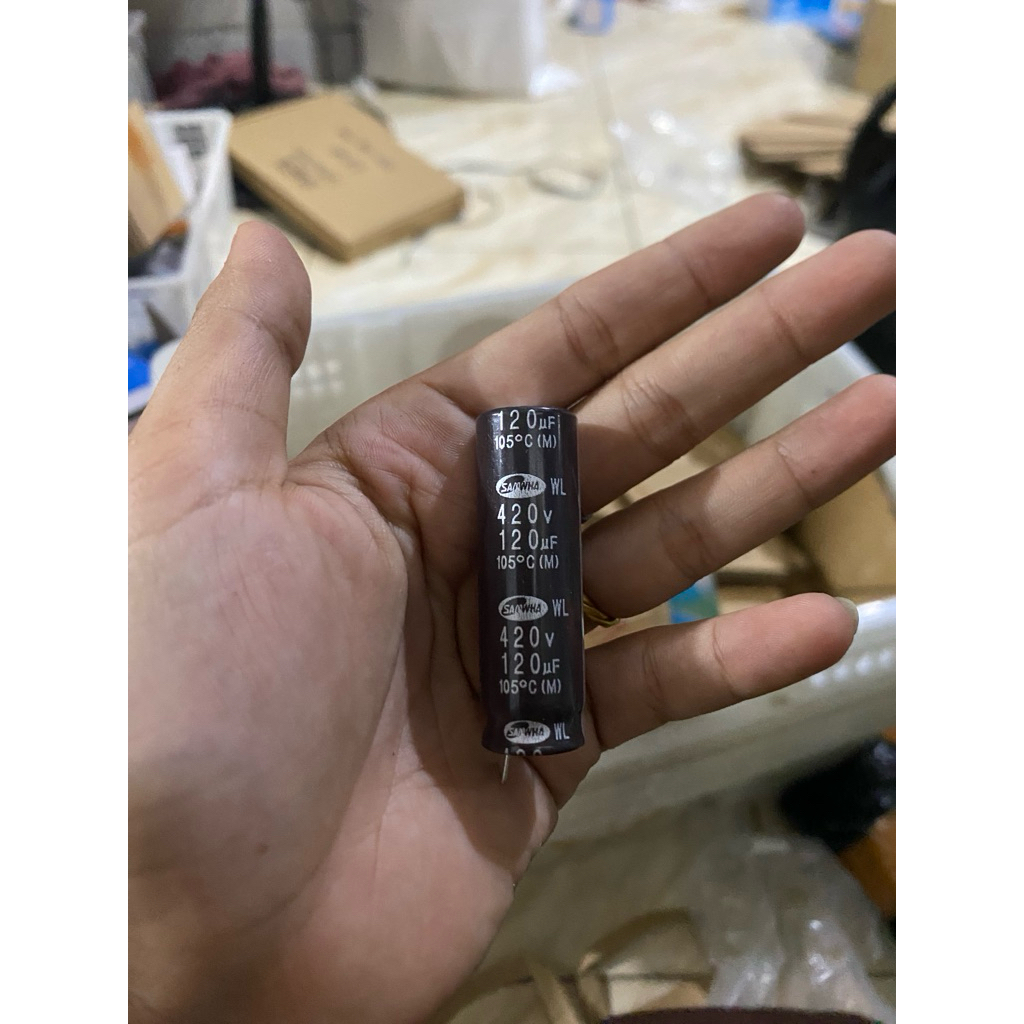 Elco 120uf 420v shamwa original