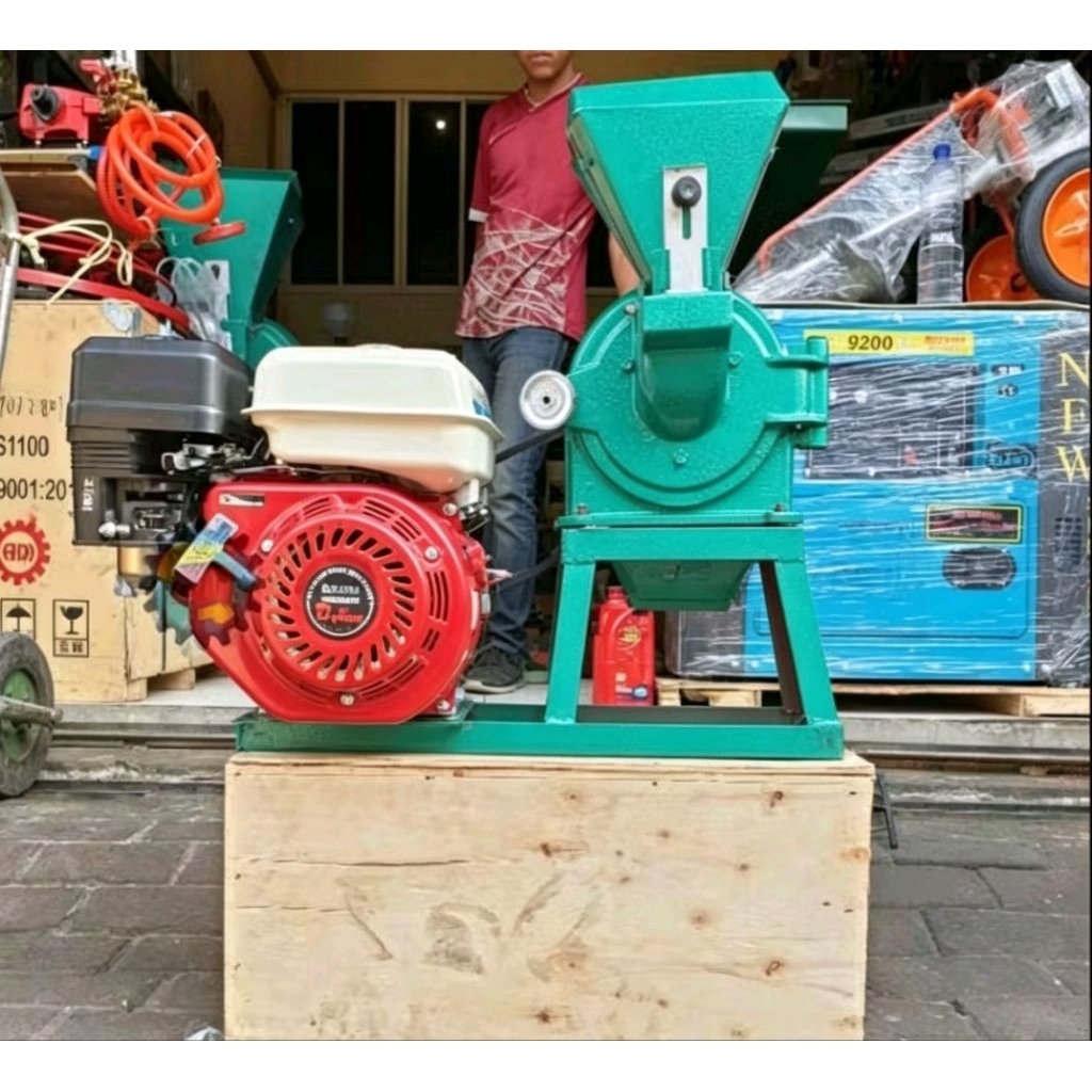 MESIN PENEPUNG GILINGAN KOPI JAGUNG FFC 15 COMPLETE MESIN ROBIN