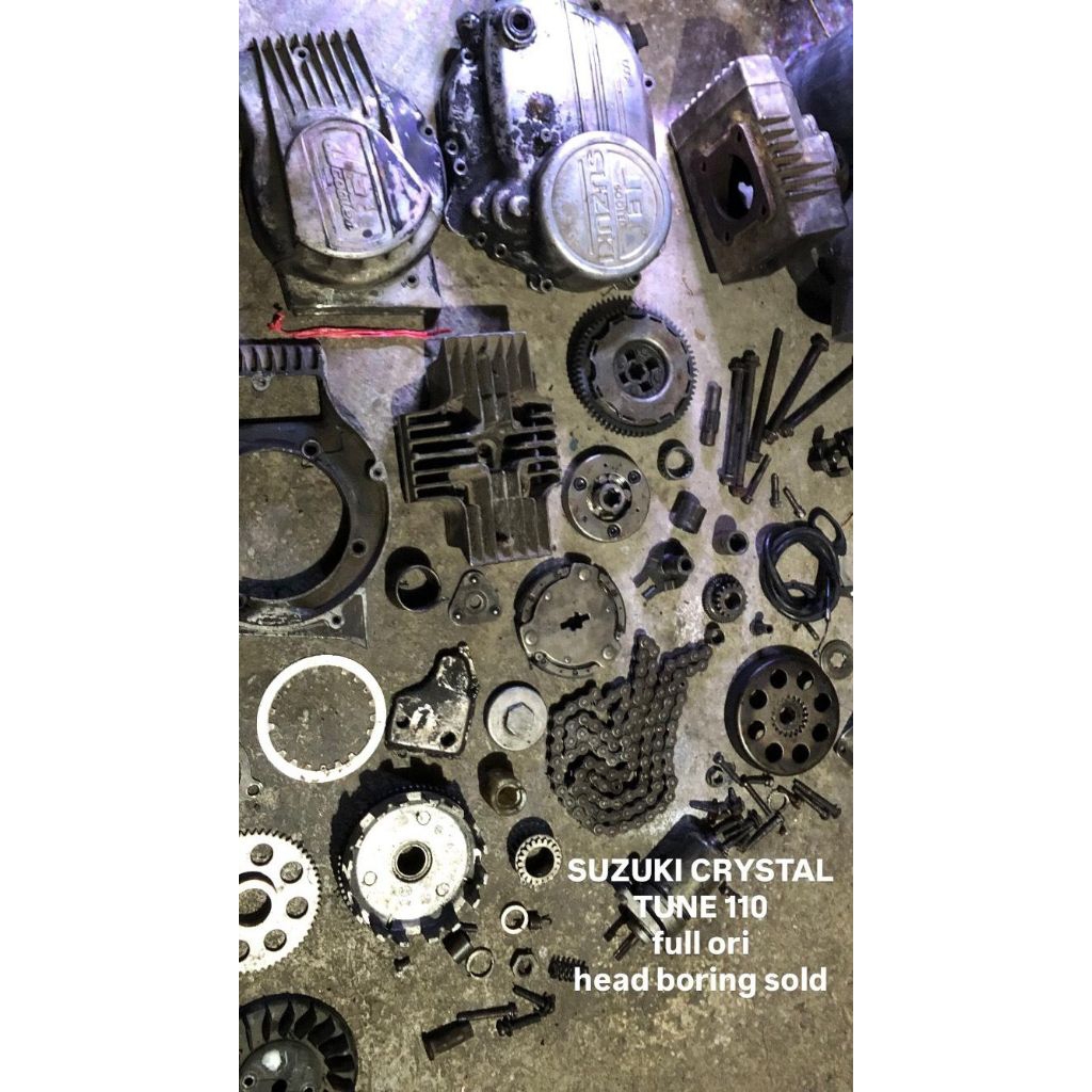Part suzuki Crystal tune 110cc