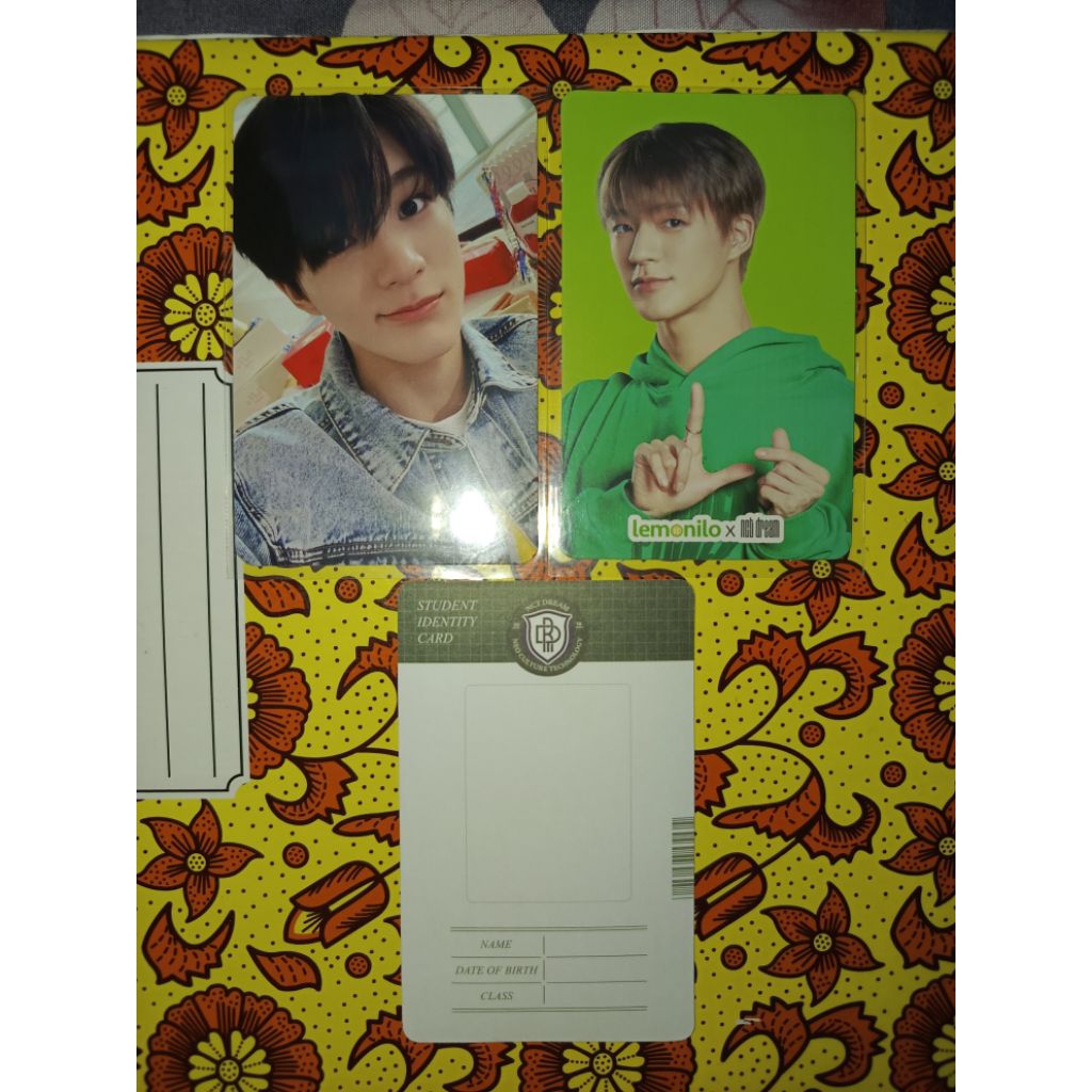 wts photocard jeno nct dream jeno hot summer dream pc lemonilo jeno photocard wts nct photocard jeno