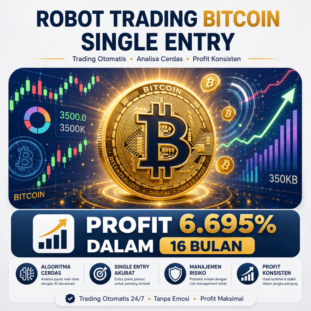 Bitcoin Trading Robot Single Entry MT4 - EA Bitcoin MT4