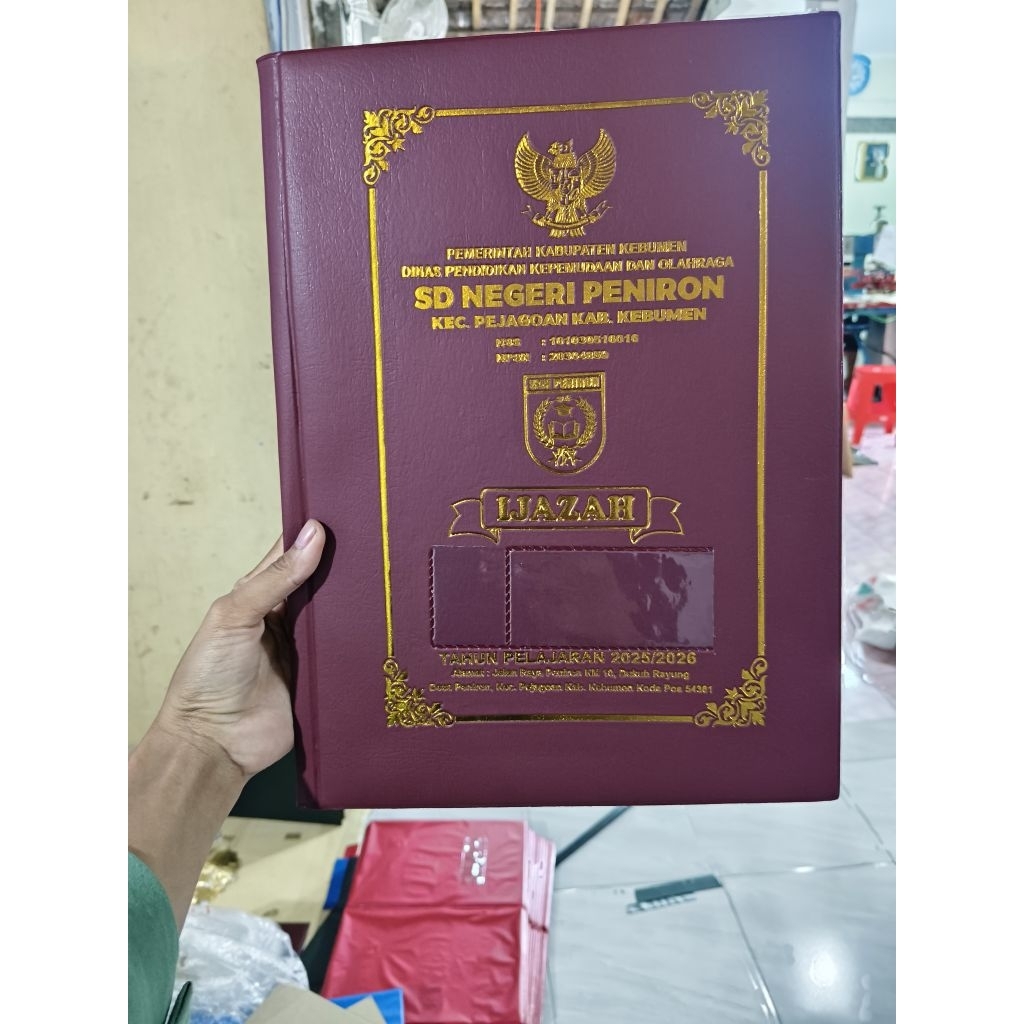 sampul ijasah isi 30 lembar pp