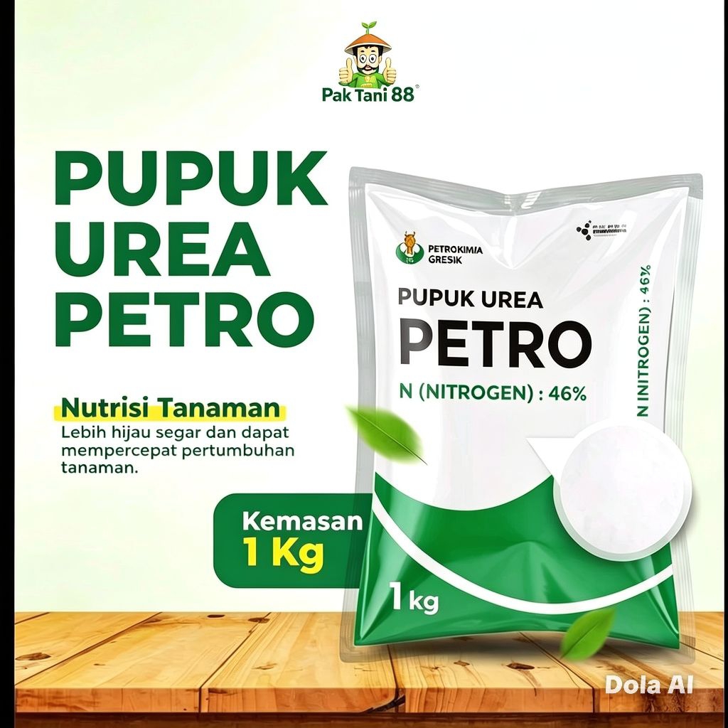 Pupuk Urea Petro 1 Kg - Petrokimia Gresik | Pertumbuhan Tanaman Lebih Hijau
