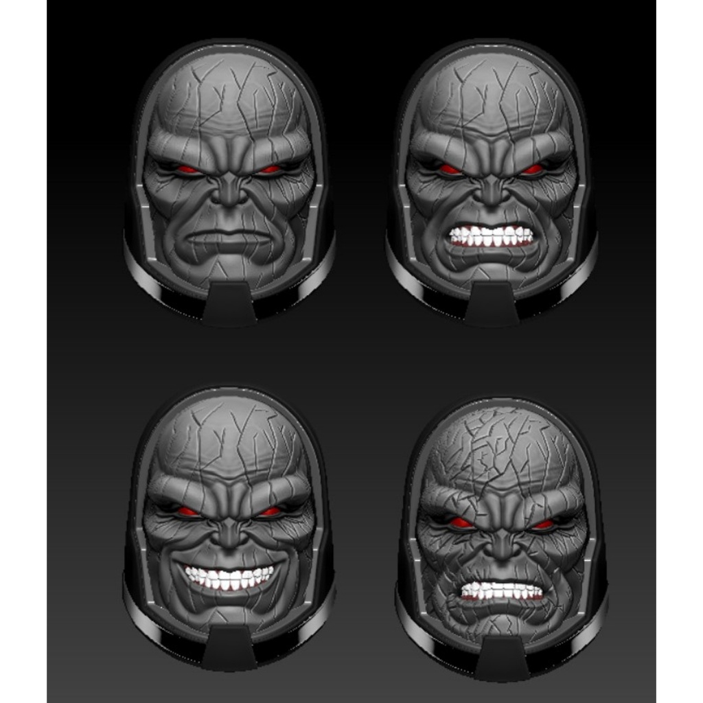 Headsculpt Head HS Darkseid Action Figure shf figma Marvel Legends Damtoys Mcfarlane Vtoys Notaman R