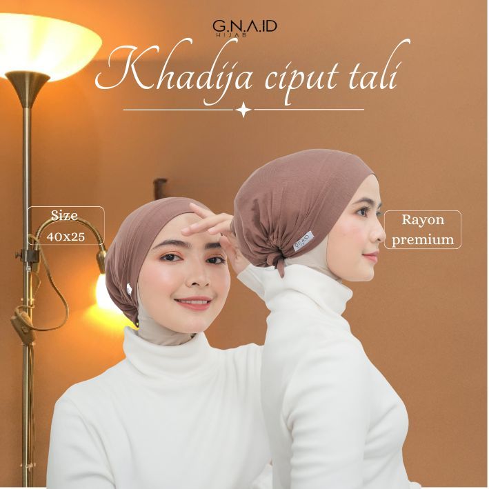 G.N.A.ID Hijab - Khadija Ciput Tali Rayon