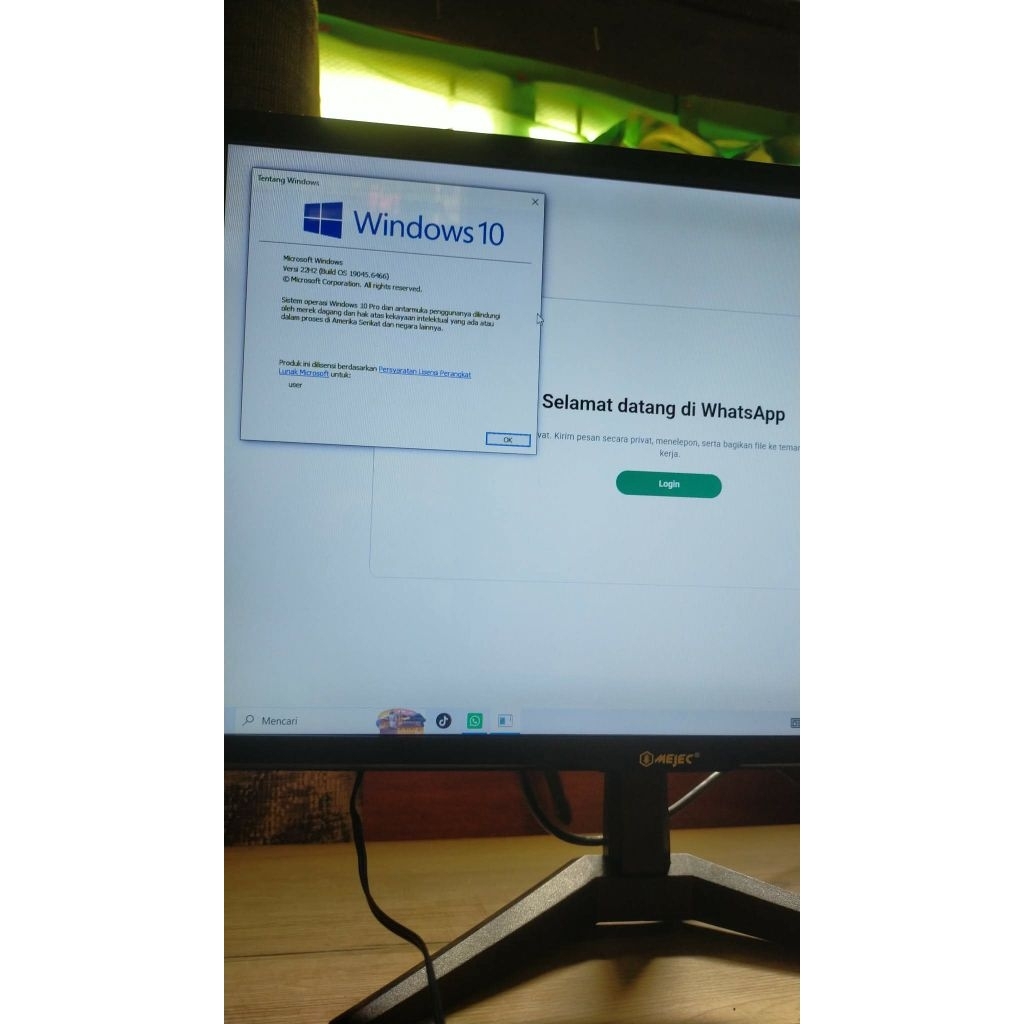 PC DESAIN / KERJA / SEKOLAH / GAMING 1 set dengan monitor