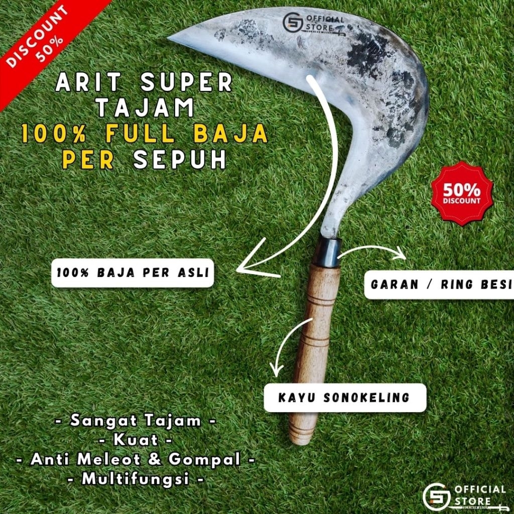 COD•ARIT GARUT FULL BAJA TAJAM •ARIT PADI• ARIT RUMPUT• GRATIS