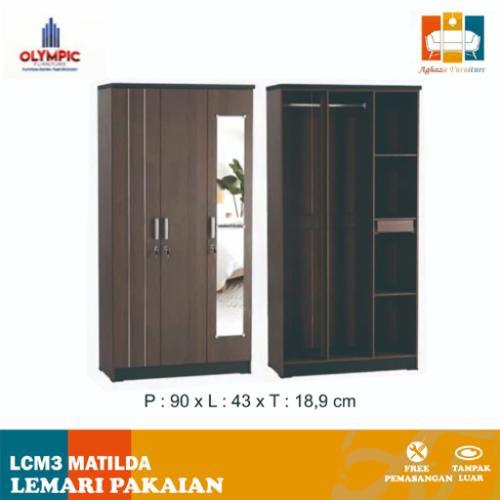 Lemari Pakaian 4 Pintu/ Rak Gamis / Rak Baju- LCM 4 Florin [ CARGO ]