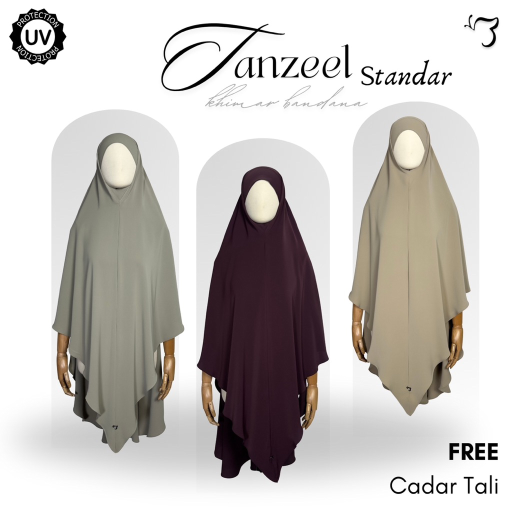 Bonavista - Khiban Tanzel STANDAR (FREE TALI CADAR) Khimar bandana bonavista Khiban bonavista