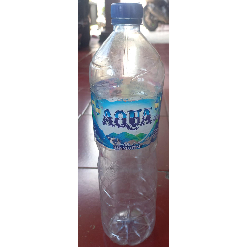 BOTOL AQUA BEKAS 1,5 LITER