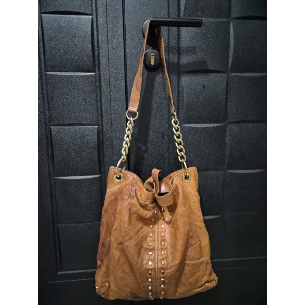 Tas hobo sling kulit asli vintage MK