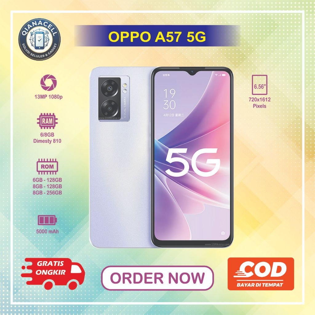 HP OPPO A57 5G Normal second siap pakai
