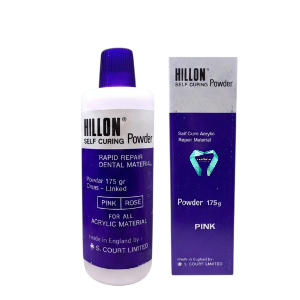 Hilon Powder self curing 175gr / Bahan Lem gusian Gigi palsu