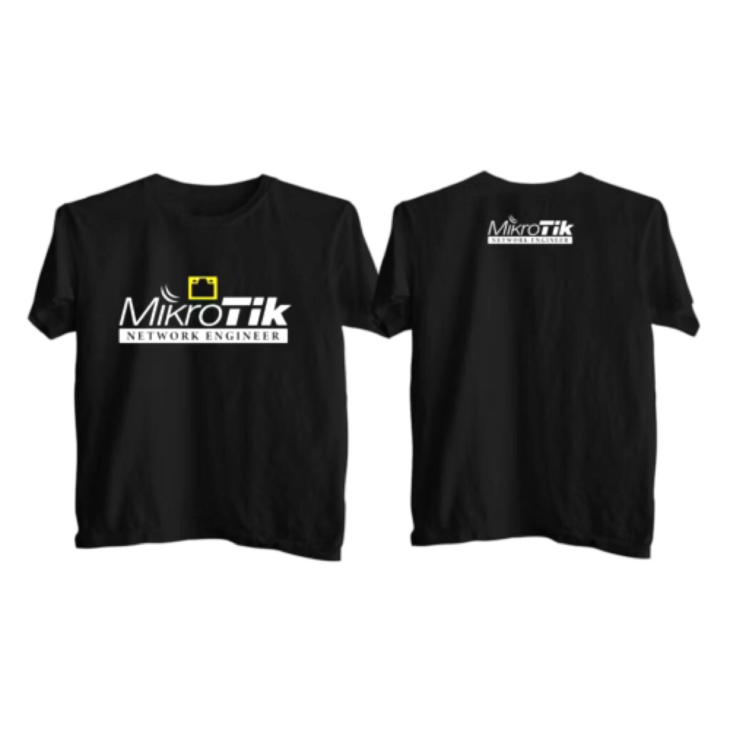Kaos Mikrotik Network Engieer Crew Baju Tukang Pasang Wifi Jaringan Hobi Internet
