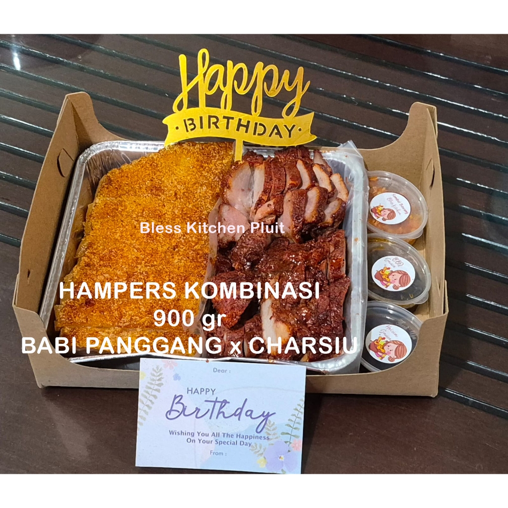 Hampers IMLEK Pork Belly / Hampers NATAL Pork Belly / Hampers Babi Panggang  / hampers Natal non MSG