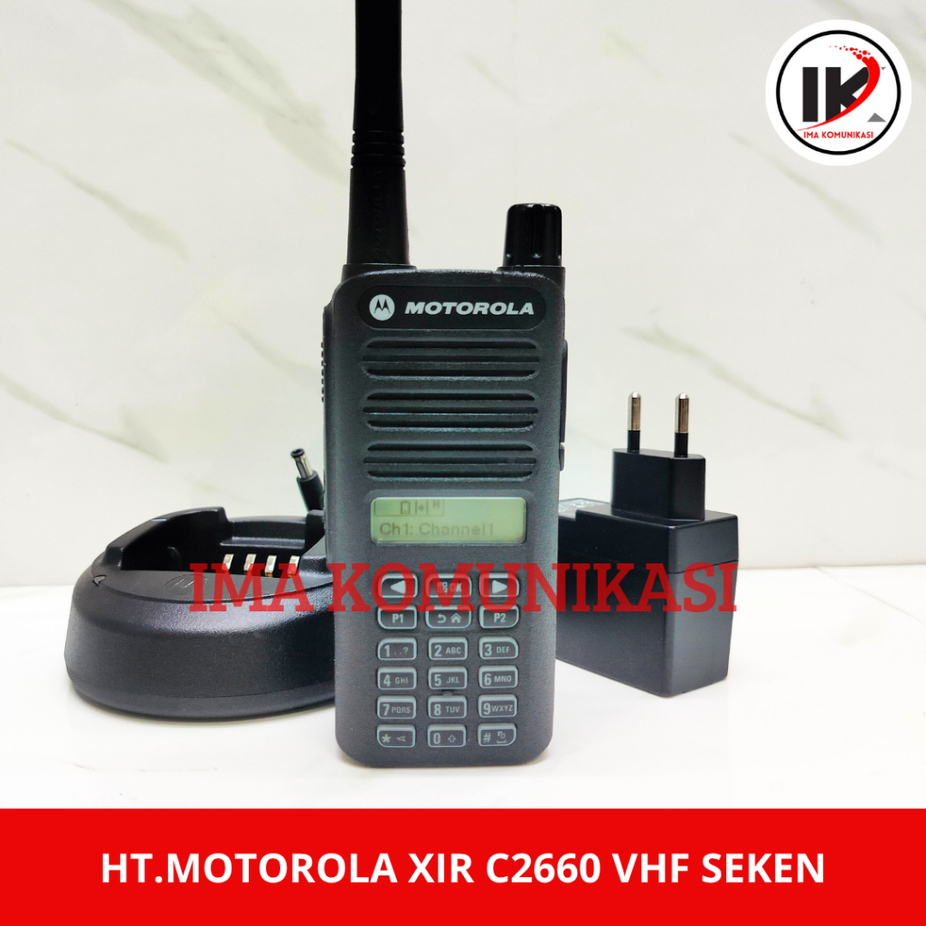 HT MOTOROLA XIR C2660 VHF 136-174MHZ SEKEN/BEKAS PAKAI