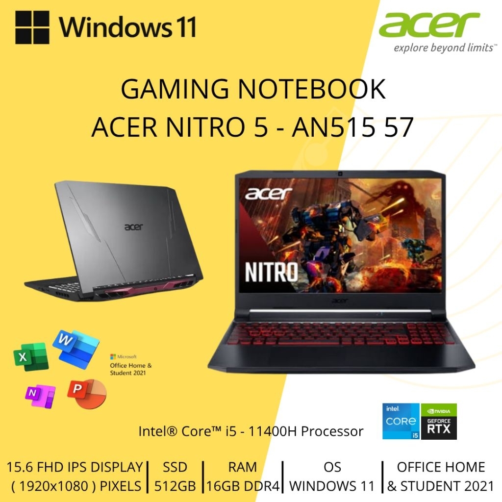 ACER NITRO 5 - AN515 57