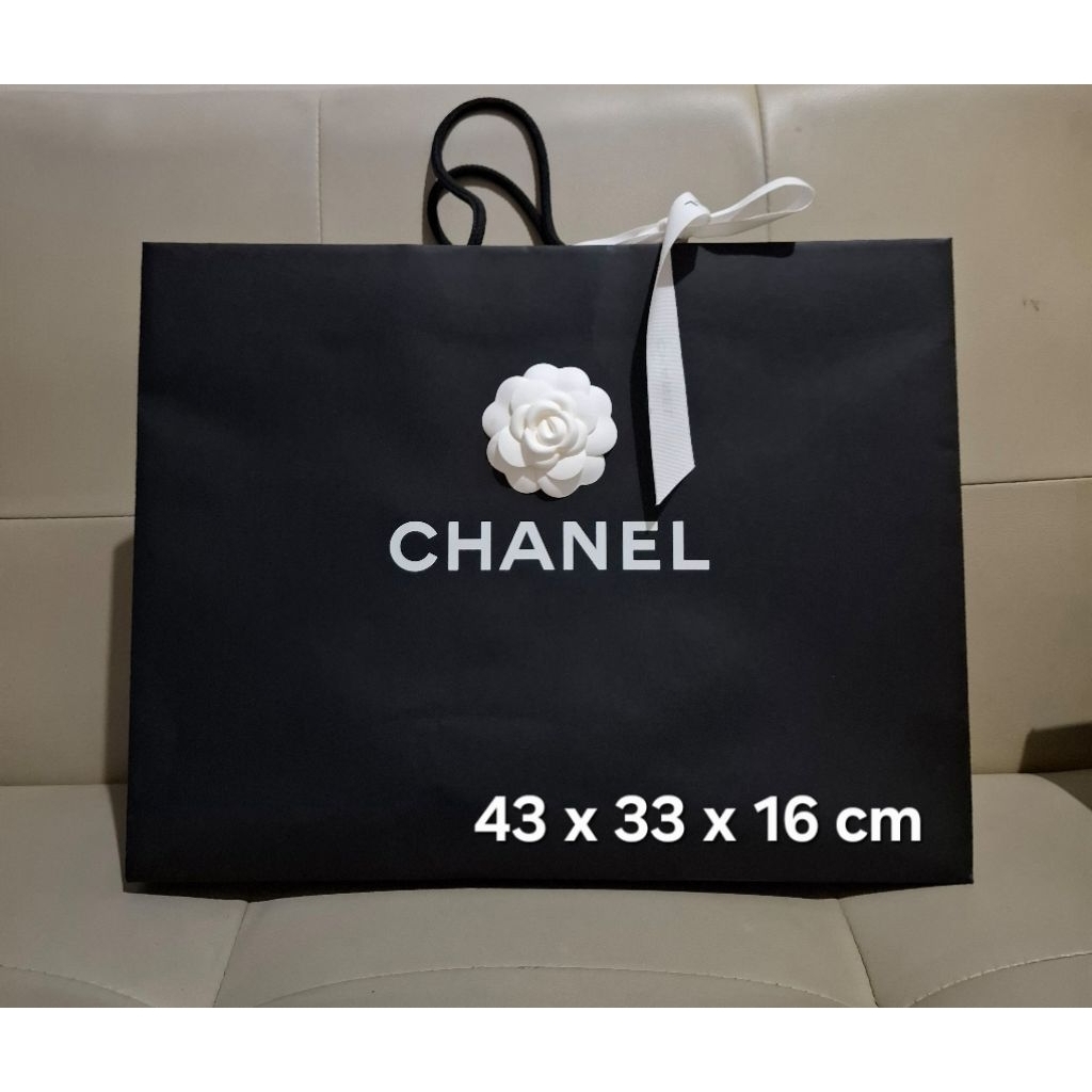 paperbag chanel large authentic / paper bag chanel