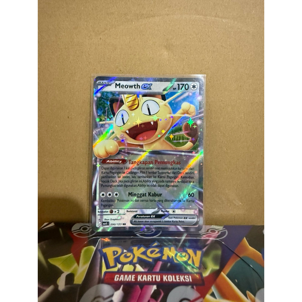 Meowth EX RR 090/123 Ledakan Peniada