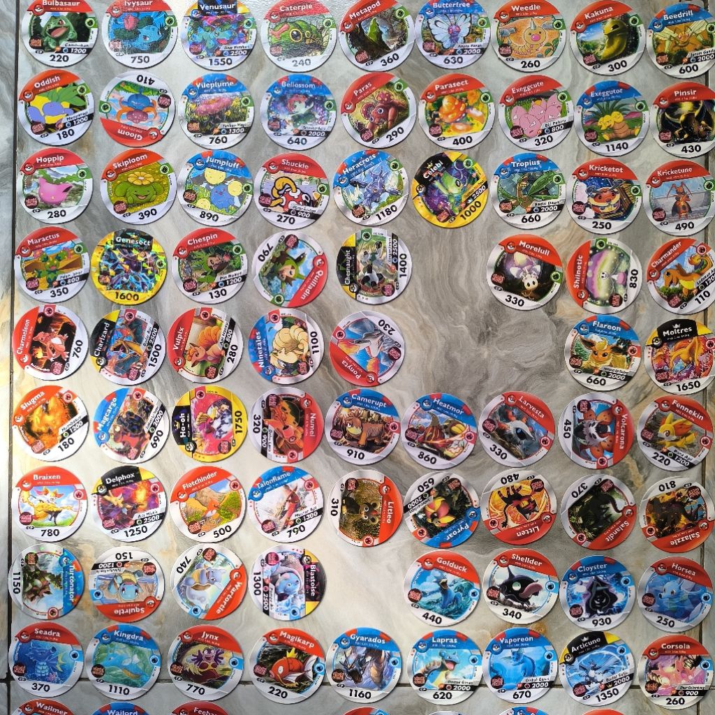 Pokemon Medallion X Choki Choki [Full Set] Minus 16 Pcs