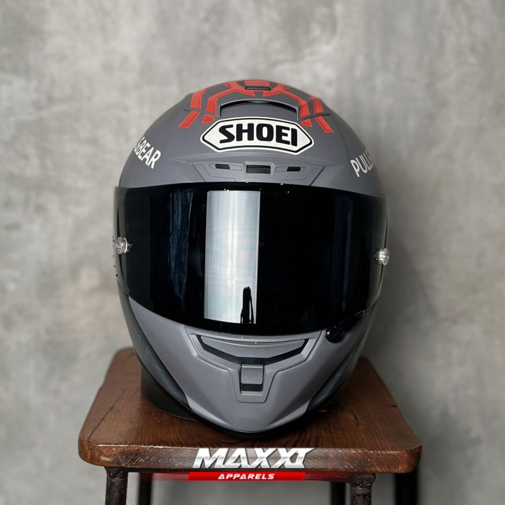 Helm SHOEI | SHOEI Xpirit 3 Black Concept 2 Marquez | Helm Riding