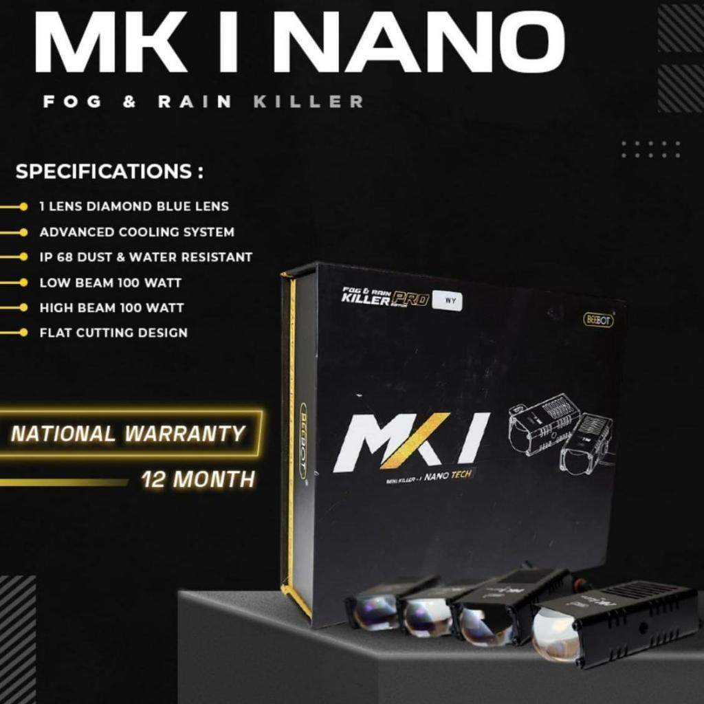 Mini Laser Motor Dan Mobil Beebot  Mk1 Nano Hi Low Beam Per Sett 50 Watt  Garansi 1 Tahun Pilihan Wa