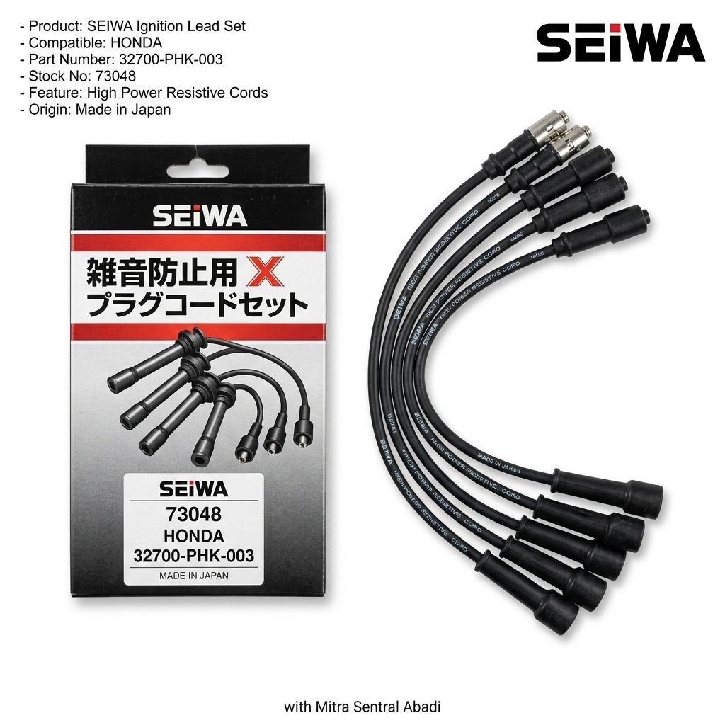 Kabel Busi SEIWA 73048 Honda (32700-PHK-003) Original Japan
