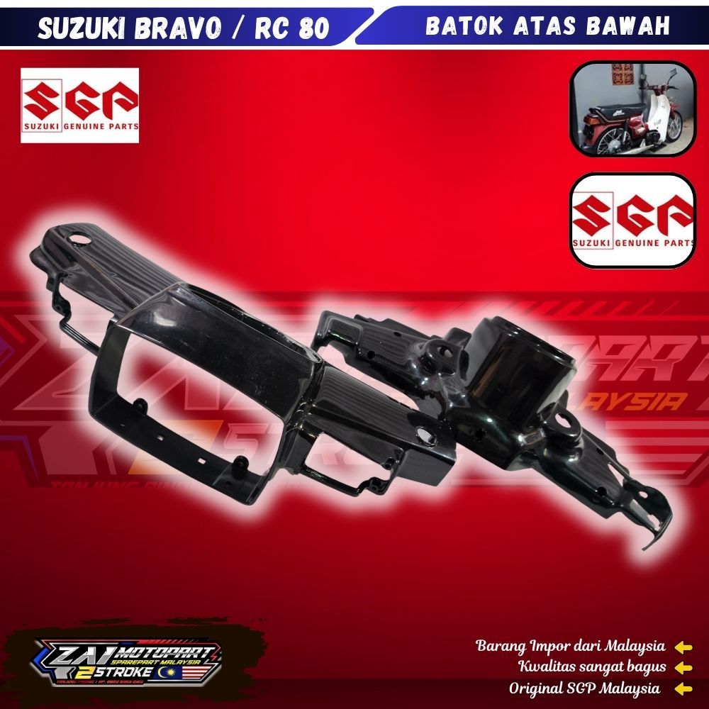 Cover Batok Kepala Lampu Depan atas dan bawah Suzuki RC80 RC 80 Original SGP