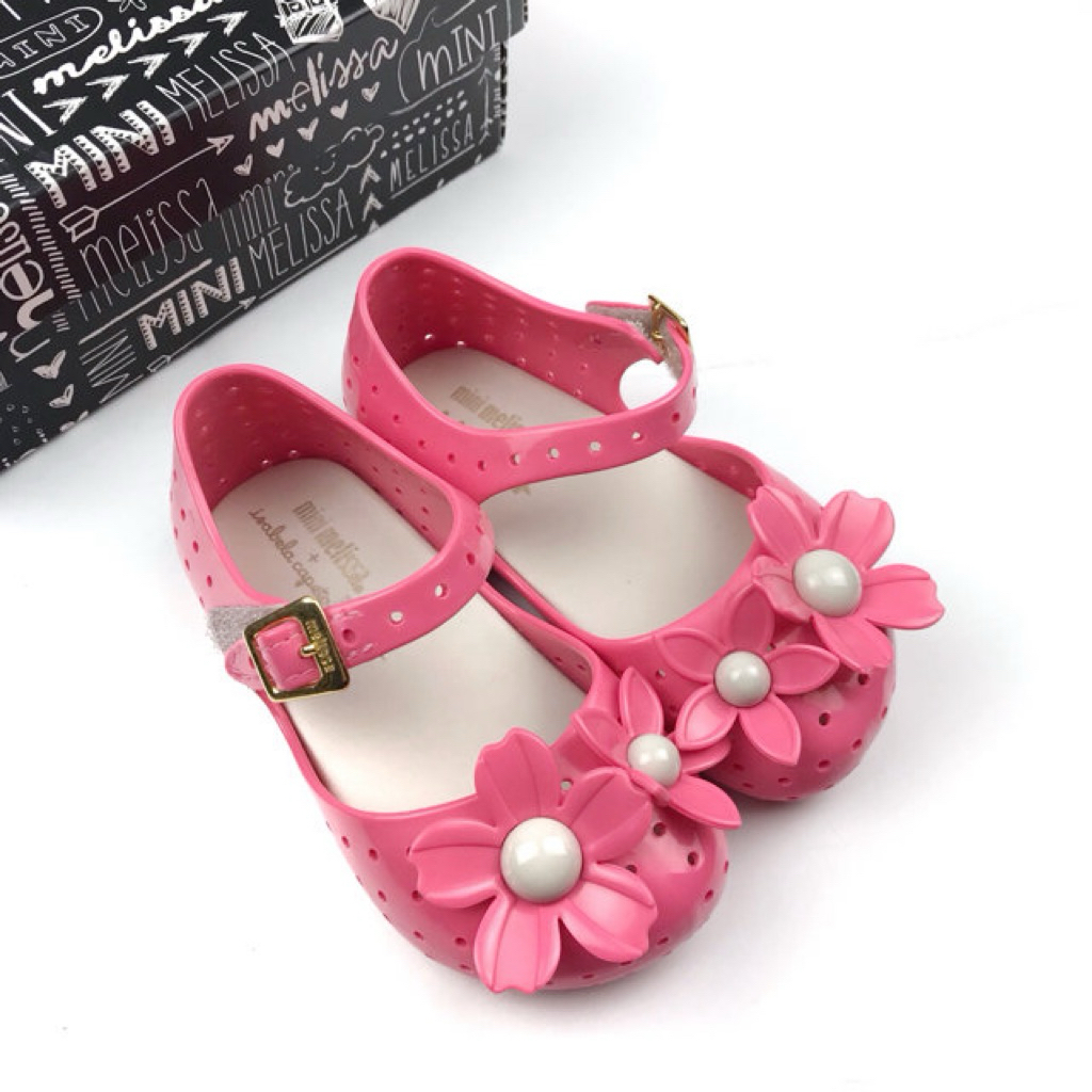 Mini Melissa - Isabella capeto Jelly Flatshoes