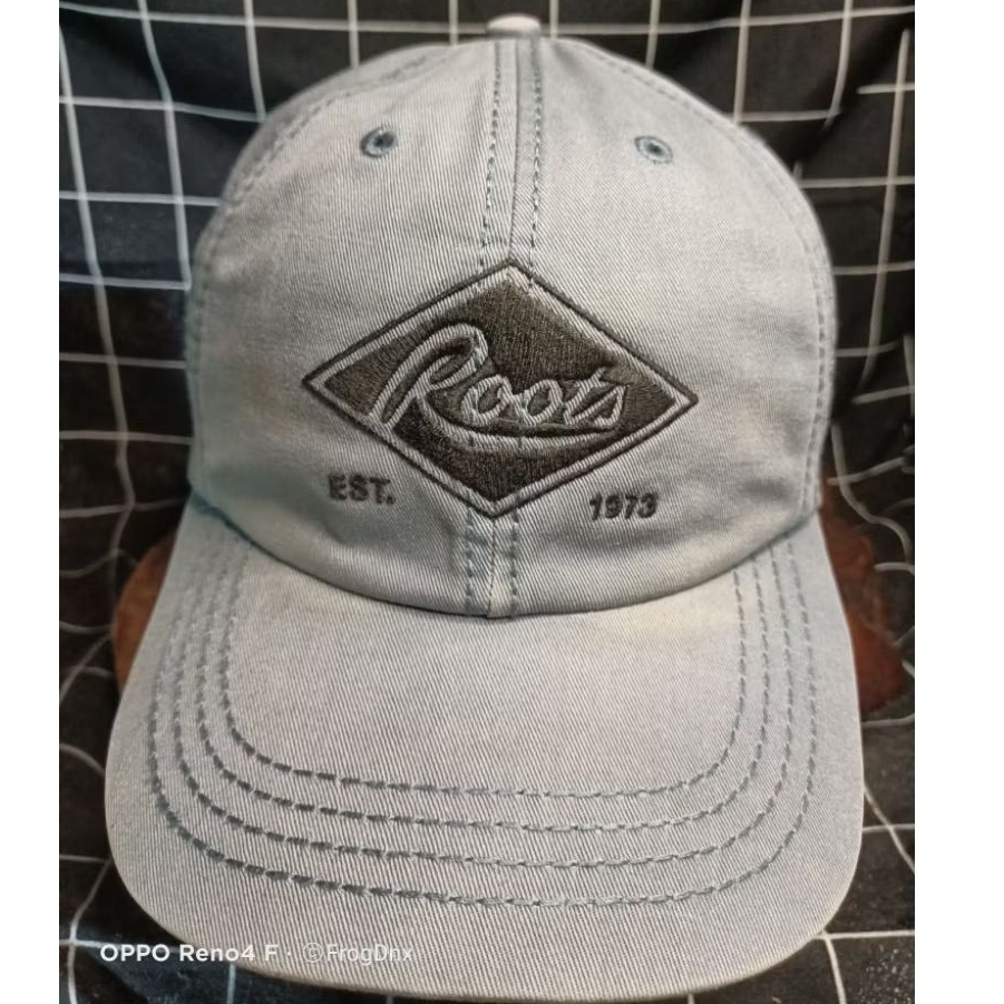 Roots Canada-Cotton Tebal-Biru Muda-Turun Warna