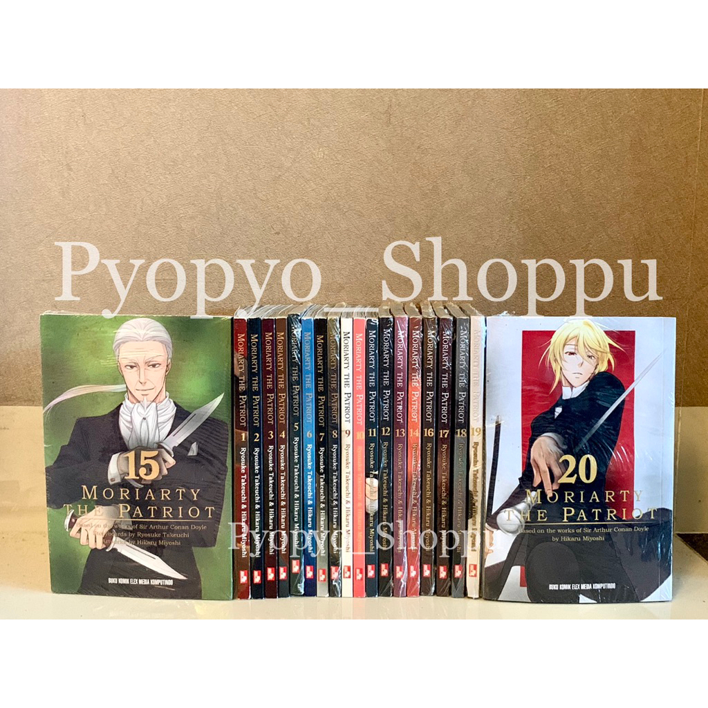 SET K [MIX SEGEL]- Komik Manga Set Moriarty The Patriot 1-14,15,16,17,18,19,20
