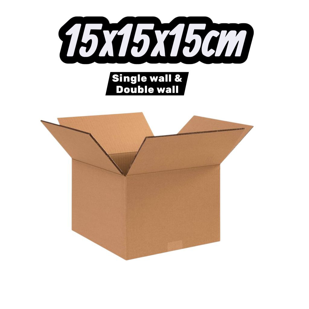 Kardus Packing  15x15x15 cm - Box Dus Packaging Polos Kecil Murah -REKONDISI SORTIR- kardus box dus 