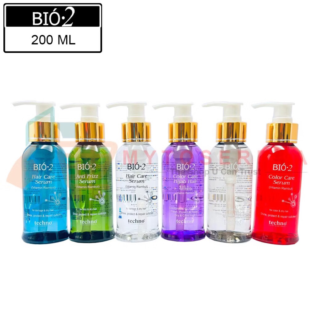 (200ml) BIO-2 Techno Professional Hair Care Serum / BIO2 Serum Rambut