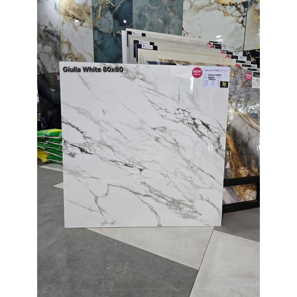 Granit Giulia white 80x80